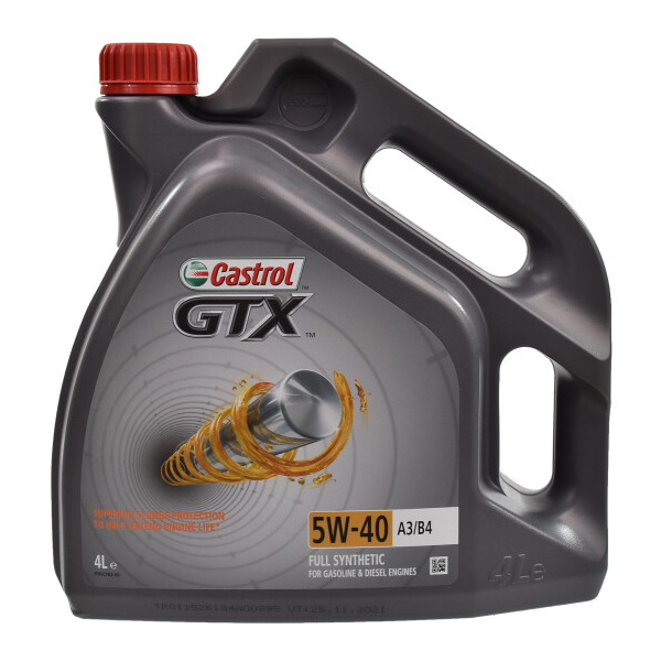 Castrol GTX A3/B4 5W-40, 4 л (URGTX54A34X4L) моторна олива