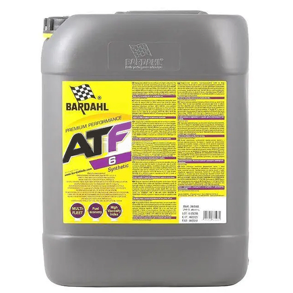 Bardahl ATF 6, 20 л (36598) синтетична трансмісійна олія