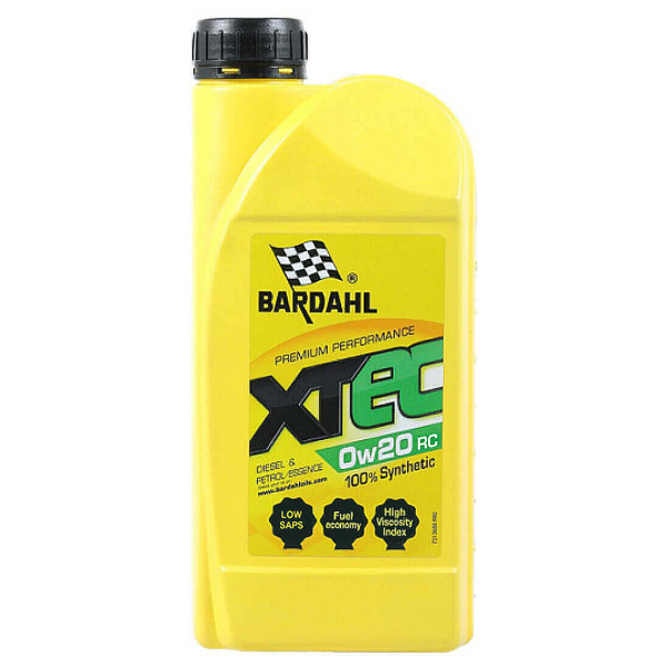 Bardahl XTEC 0W-20 RC, 1 л (33011) моторна олива