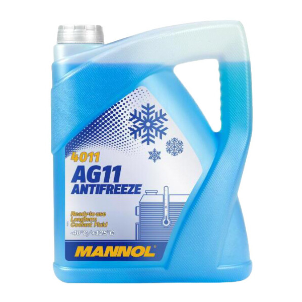 Готовый антифриз Mannol AG11 Longterm G11 синий -40 °C