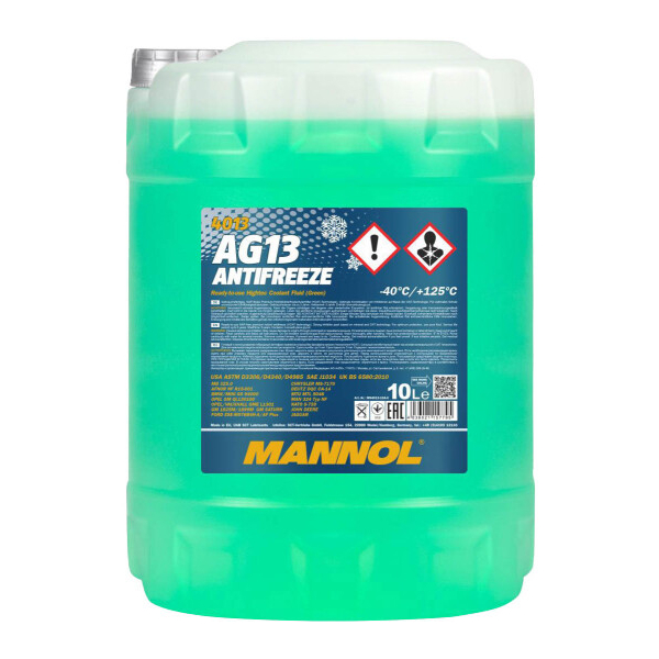Готовый антифриз Mannol AG13 Hightec зеленый -40 °C