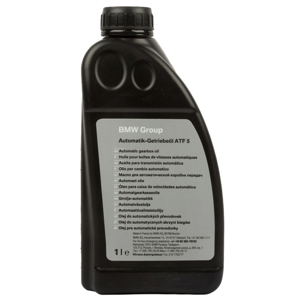 BMW ATF 5, 1 л (83222344207) синтетическое трансмиссионное масло
