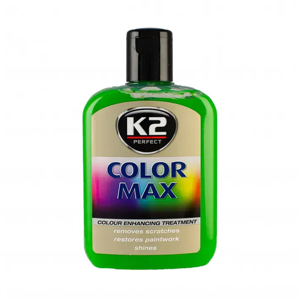 Цветной полироль для кузова K2 Color Max (Green) зеленый