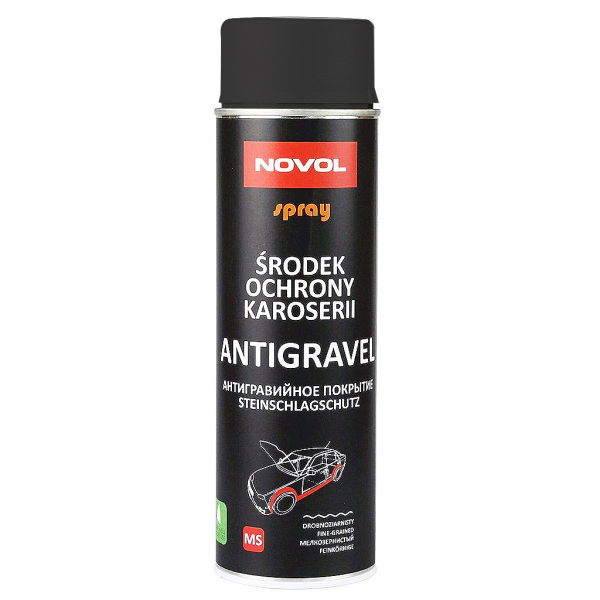 Novol Spray Antigravel MS Black, 500 мл (34252) антигравий