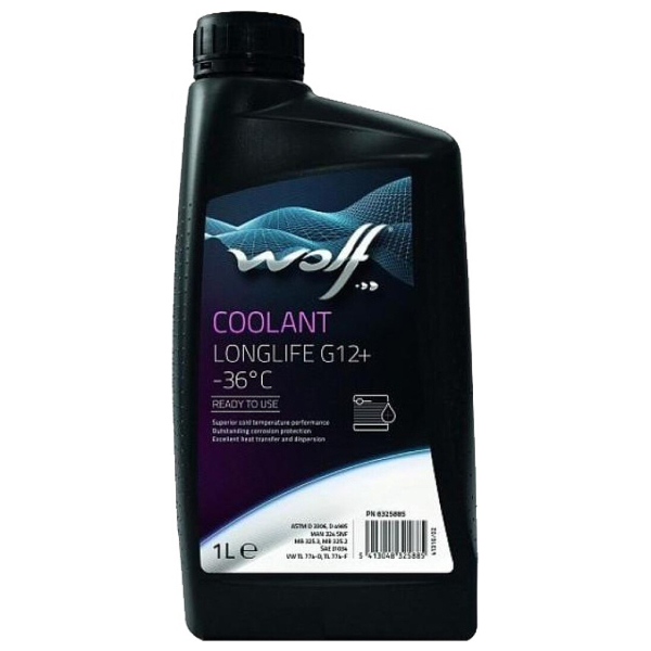 Готовий антифриз Wolf Coolant Longlife G12+ червоний -36 °C