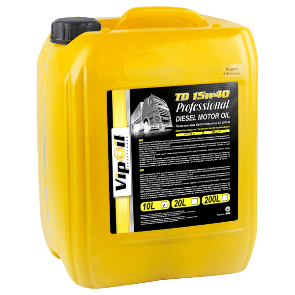 VipOil Professional TD 15W-40 CD/SF, 10 л (0162850) моторна олива