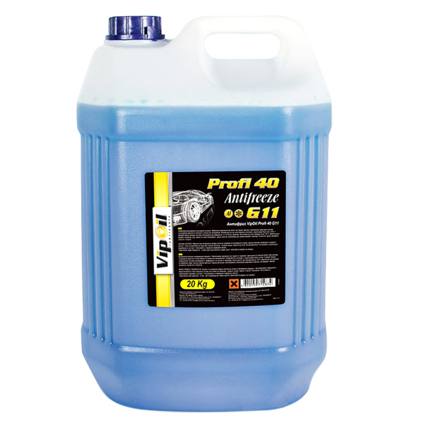 Готовый антифриз VIPOIL Profi 30 G11 синий -24 °C