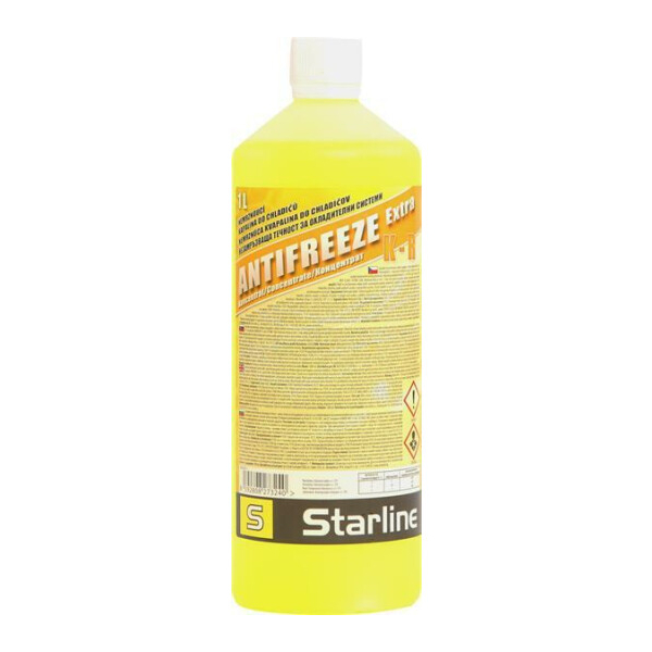 Starline ?Extra K-R желтый, 1 л (NAKR-1) концентрат антифриза