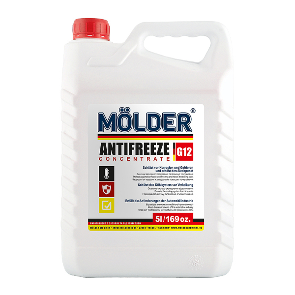 Molder G12 красный, 5 л (KF050G12) концентрат антифриза