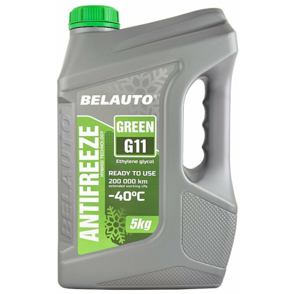 Belauto Antifreeze G11 зеленый -40 °C, 5 л (AF1750) готовый антифриз