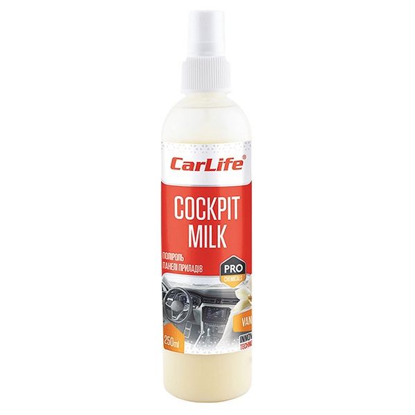 Carlife Cockpit Milk ваніль, 250 мл (CF027) поліроль для пластику