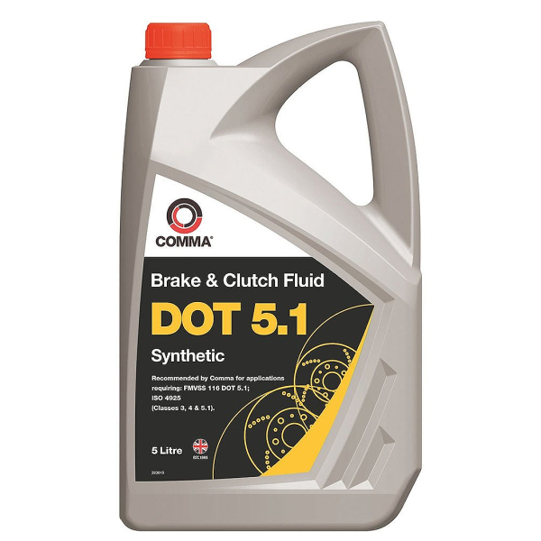 Comma DOT 5.1 Brake Fluid, 5 л (BF55L) тормозная жидкость