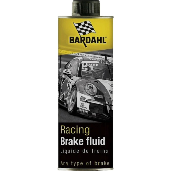 Bardahl Racing Brake Fluid, 0,5 л (13109) гальмівна рідина металева тара