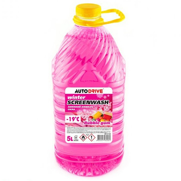Auto Drive Bubble Gum -19 ° С зимовий, 5 л (AD0138) омивач скла