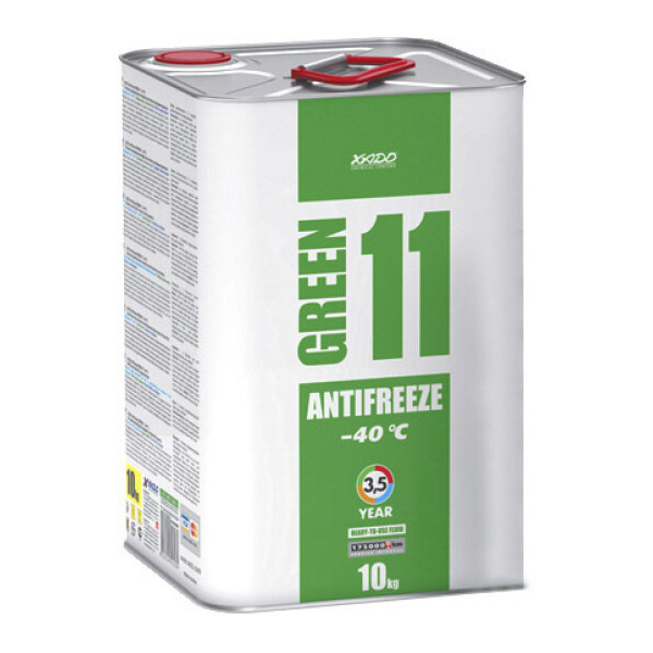 Готовый антифриз Xado Green 11 G11 зеленый -40 °C