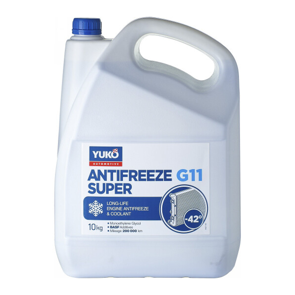 Готовий антифриз Yuko Super G11 синій -42 °C