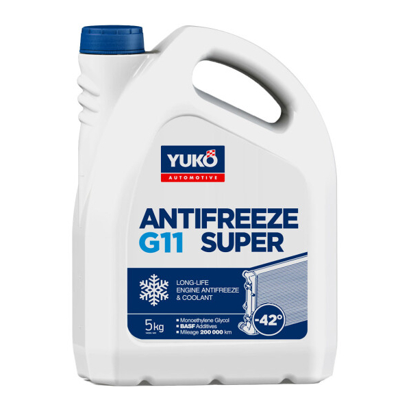 Готовий антифриз Yuko Super G11 синій -42 °C