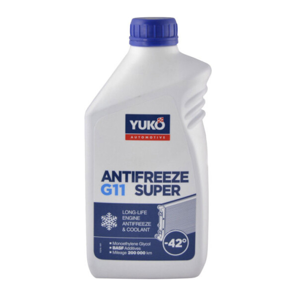 Готовий антифриз Yuko Super G11 синій -42 °C
