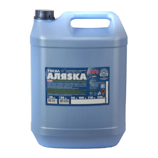 Готовый антифриз АЛЯSКА А-40 синий -40 °C