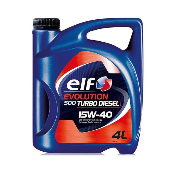 Elf Evolution 500 Turbo Diesel 15W-40, 4 л (194853) моторное масло