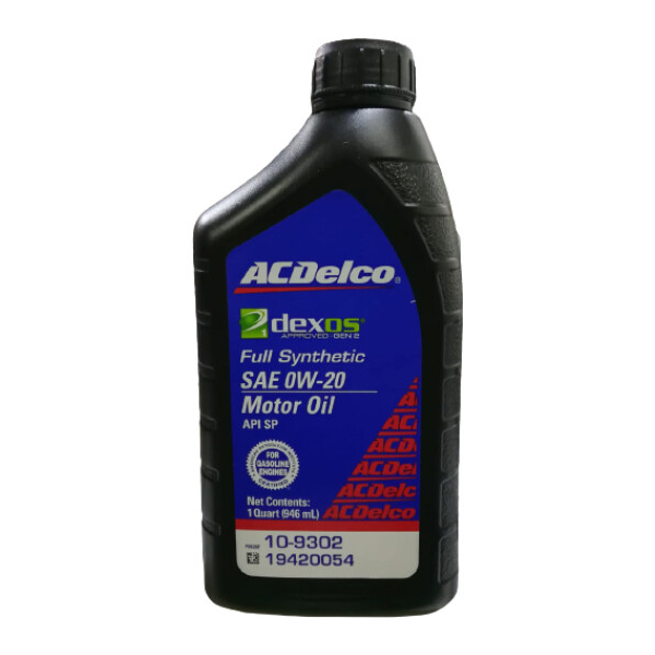 ACDELCO Full Synthetic 0W-20 0,95 л, (109302) моторна олива