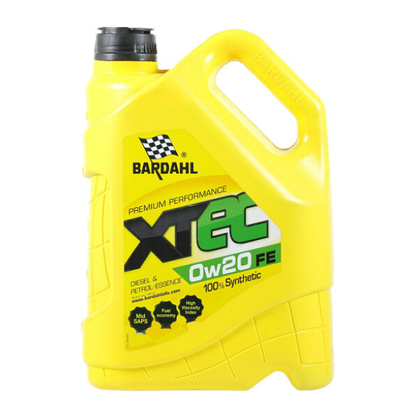 Bardahl XTEC FE 0W-20 5 л, (36803) моторна олива