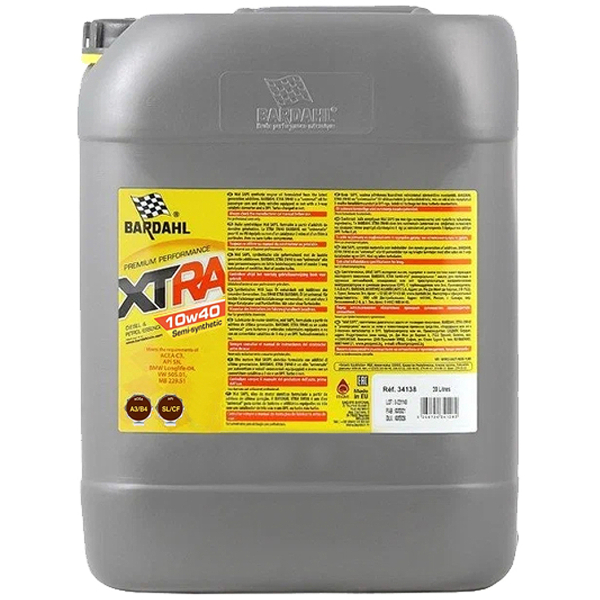 Bardahl XTRA 10W-40, 20 л (34138) моторна олива