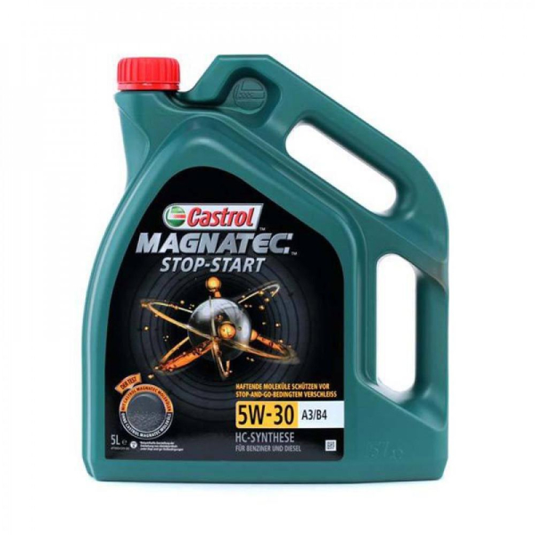 Castrol Magnatec Stop-Start A3/B4 5W-30 5 л, (CASMAGN5W30A3B45L) моторна олива