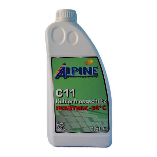 Готовый антифриз Alpine Ready Mix G11 зеленый -36 °C