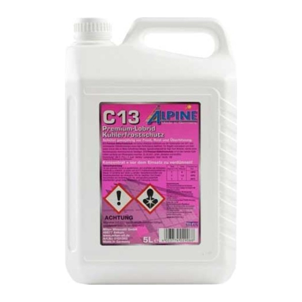 Alpine Premium G13 фіолетовий, 5 л (0101352) концентрат антифризу