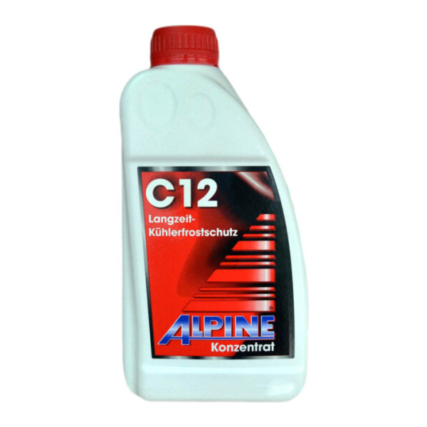 Alpine G12 красный, 1 л (11851) концентрат антифриза