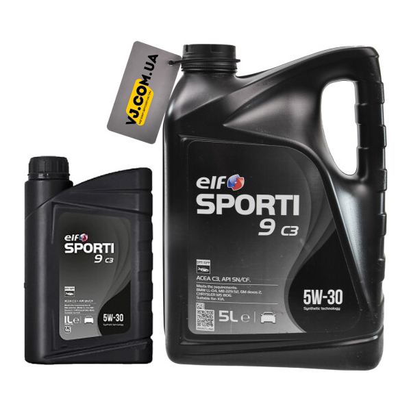 Elf Sporti 9 C3 5W-30 1 л, (208443) моторна олива