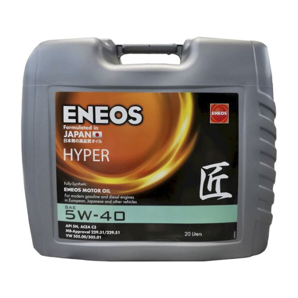 Eneos Hyper 5W-40 20 л (eu0031201n) моторна олива