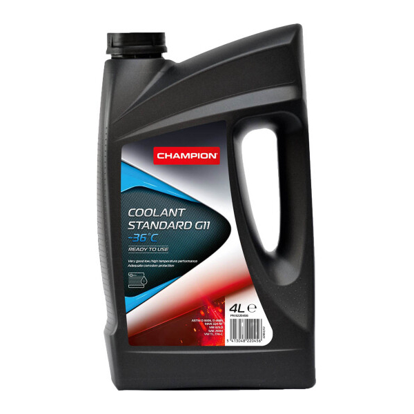 Готовый антифриз Champion Coolant Standard G11 синий -36 °C