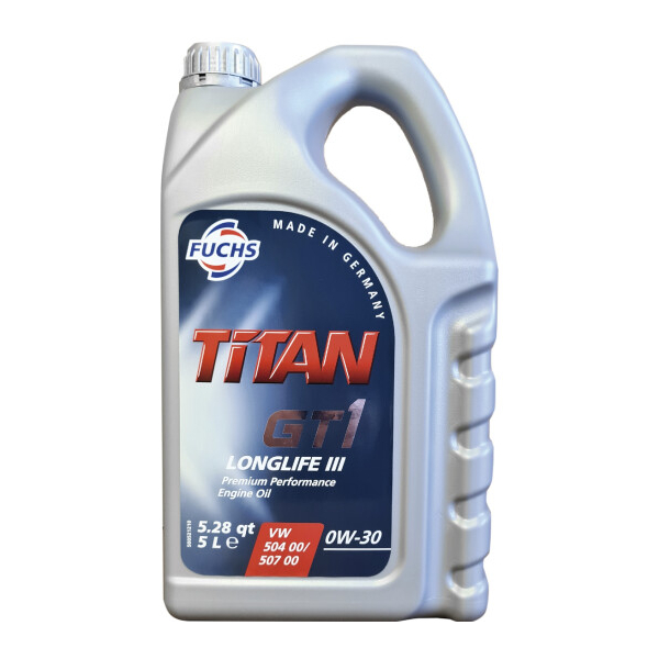 Fuchs Titan GT1 Longlife III 0W-30, 5 л (601873348) моторное масло
