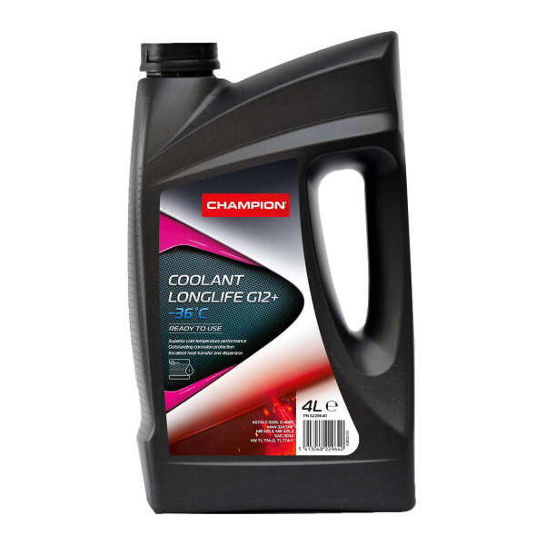 Готовый антифриз Champion Coolant Longlife G12+ розовый -36 °C
