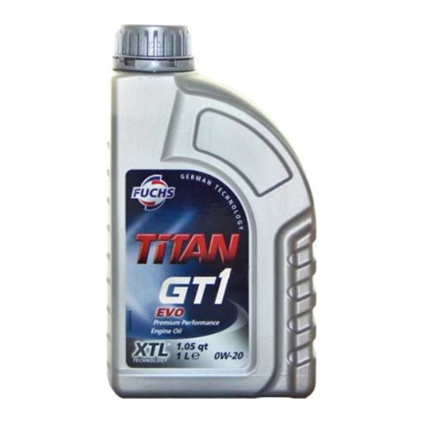 Fuchs Titan Gt1 0W-20 1 л, (0w20titangt11l) моторное масло