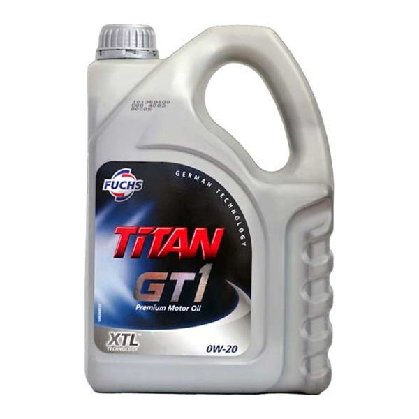 Fuchs Titan Gt1 0W-20 4 л, (0w20titangt14l) моторное масло