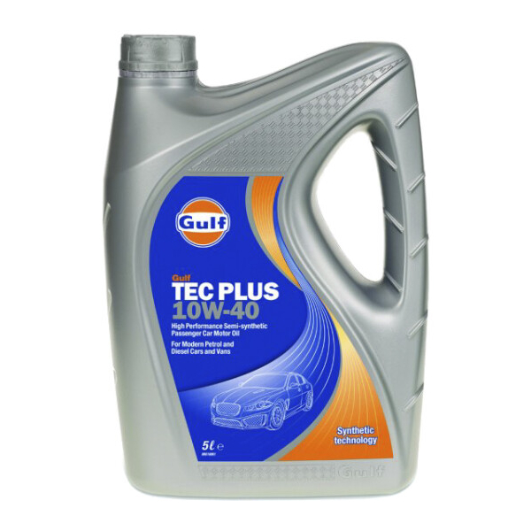 Gulf TEC Plus 10W-40 5 л, моторна олива