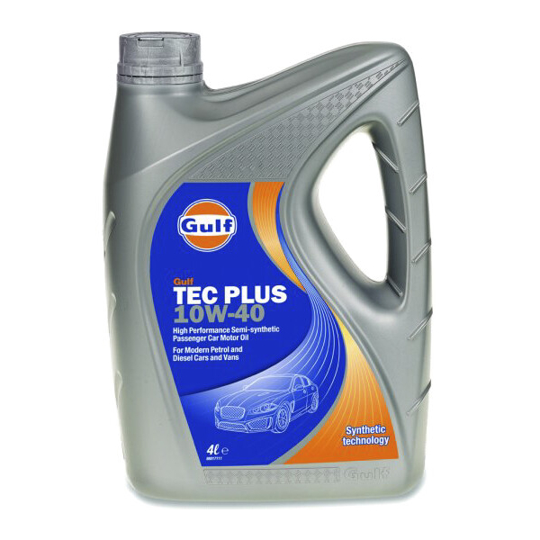 Gulf TEC Plus 10W-40 4 л, моторна олива