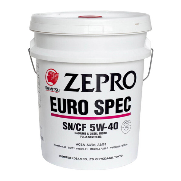 Idemitsu Zepro Euro spec 5W-40 20 л, (1849031) моторна олива