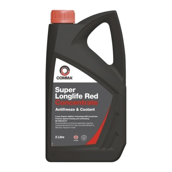 Comma Super Long Life G12+ красный, 2 л (SLA2L) концентрат антифриза