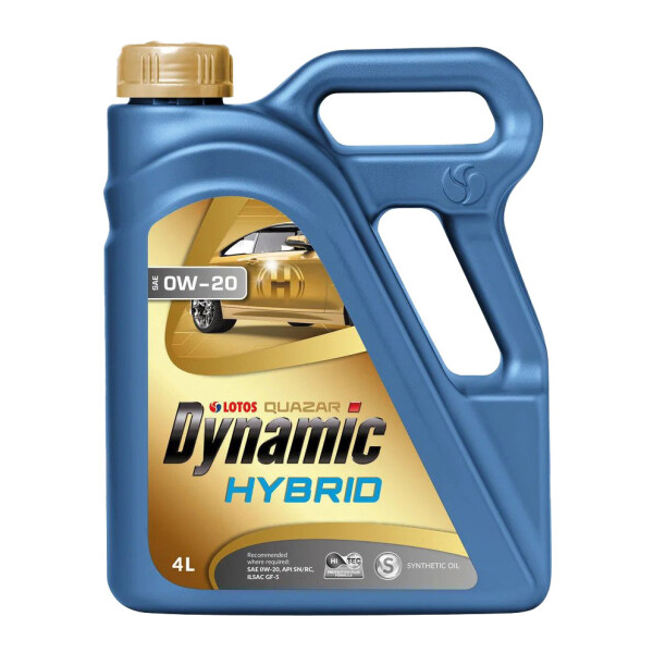 LOTOS Quazar Dynamic Hybrid 0W-20 4 л, моторное масло