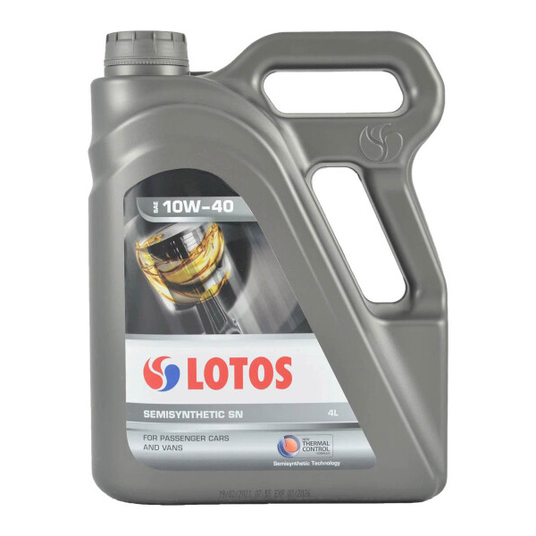 LOTOS Semisynthetic SN 10W-40 4 л, моторна олива
