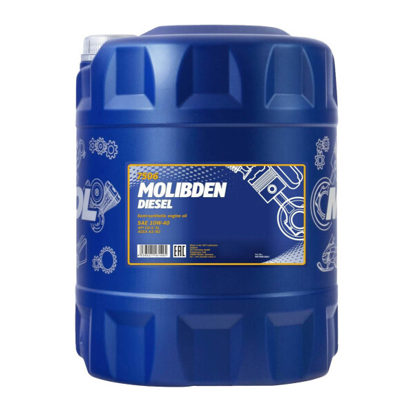 Mannol Molibden Diesel 10W-40 10 л, (MN7506-10) моторна олива