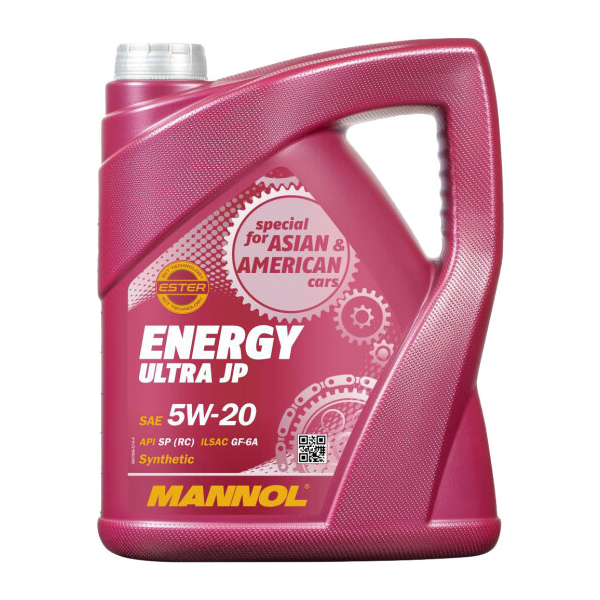 Mannol Energy Ultra JP 5W-20 5 л, (MN7906-5) моторна олива