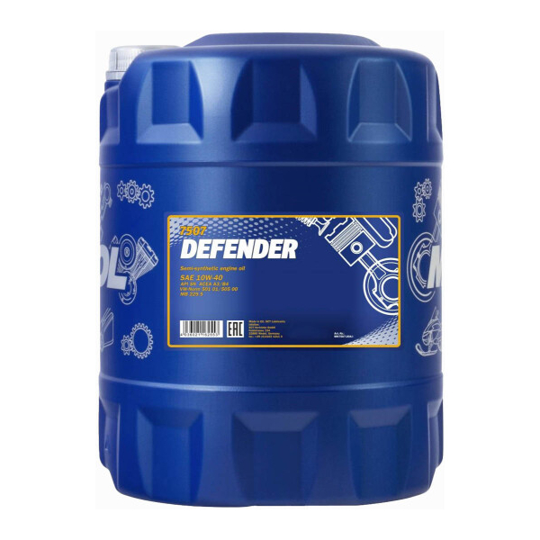 Mannol Defender 10W-40 10 л, (MN7507-10) моторное масло