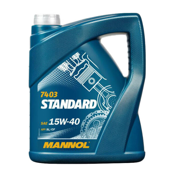 Mannol Standard 15W-40 5 л, (MN7403-5) моторна олива