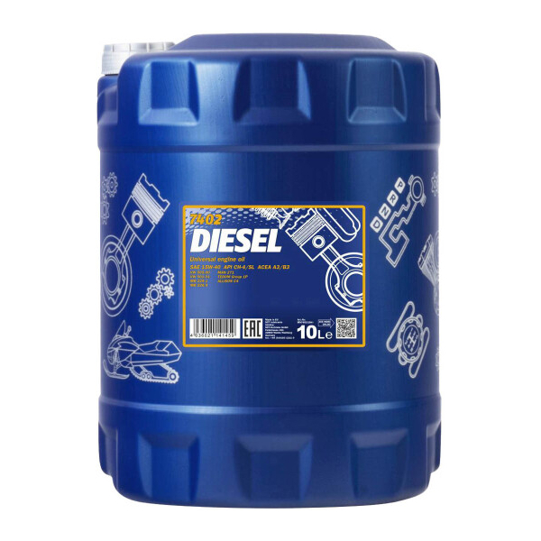 Mannol Diesel 15W-40 10 л, (MN7402-10) моторна олива
