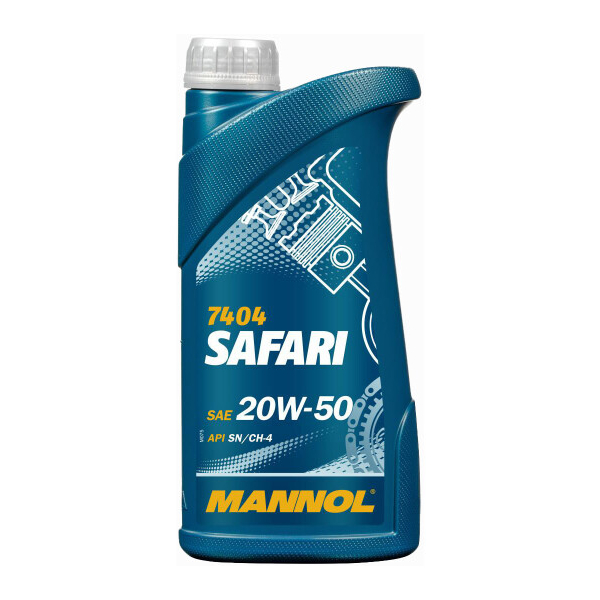 Mannol Safari 20W-50 1 л, (MN7404-1) моторна олива